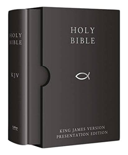 Cover of KJV Holy Bible Black Presentation Edition