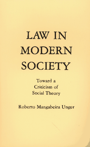 Cover of Law in Modern Society