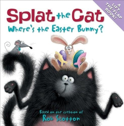 Cover of Where's The Easter Bunny? A Lift-the-Flap Book (Splat The Cat)