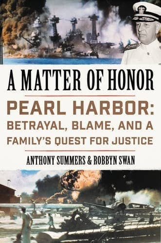 Cover of A Matter of Honor Pearl Harbor: Betrayal, Blame, and a Family's Quest for Justice