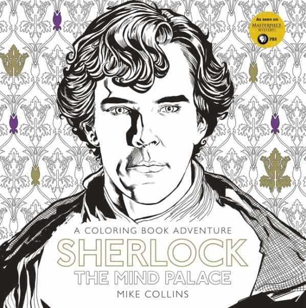 Cover of Sherlock: The Mind Palace, a Coloring Book Adventure