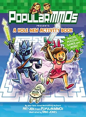 Cover of PopularMMOs Presents A Hole New Activity Book: Mazes, Puzzles, Games, and More!