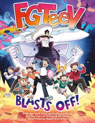 Cover of Blasts Off! (FGTeeV, Volume 5)