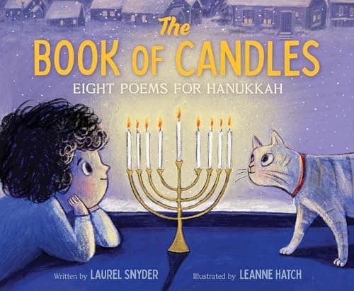 Cover of The Book of Candles: Eight Poems for Hanukkah