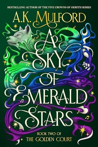 Cover of A Sky of Emerald Stars (The Golden Court, Bk. 2)