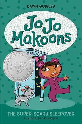 Cover of The Super-Scary Sleepover (JoJo Makoons, Bk. 5)