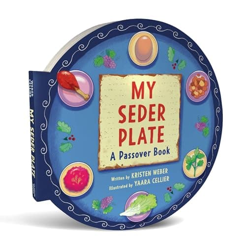 Cover of My Seder Plate Shaped Board Book: A Passover Book