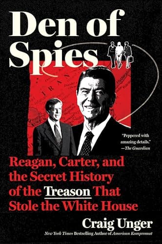 Cover of Den of Spies: Reagan, Carter, and the Secret History of the Treason That Stole the White House