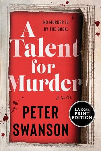 Cover of A Talent for Murder (Henry Kimball, Bk. 3 - Large Print)