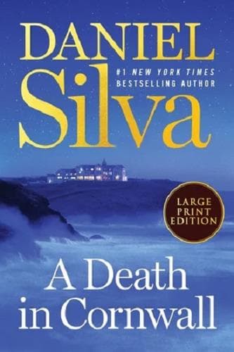 Cover of A Death in Cornwall (Gabriel Allon, Bk. 24 - Large Print)