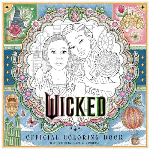 Cover of Wicked Official Coloring Book