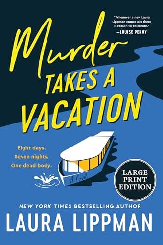 Cover of Murder Takes a Vacation (Large Print)