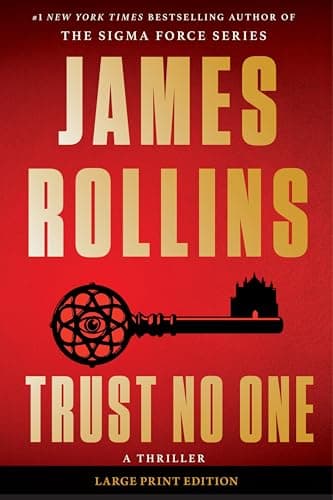 Cover of Trust No One: A Thriller (Large Print)