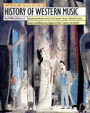 Cover of History of Western Music (HarperCollins College Outline)