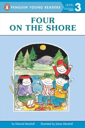 Cover of Four on the Shore (Penguin Young Readers, Level 3)