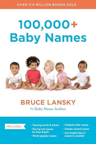 Cover of 100,000+ Baby Names: The Most Helpful, Complete, and Up-To-Date Name Book