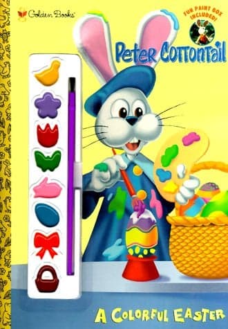 Cover of A Colorful Easter (Peter Cottontail, With Paint And Brush)