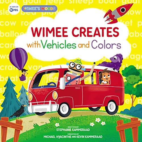 Cover of Wimee Creates With Vehicles and Colors (Wimee’s Words)