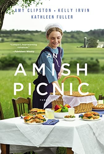Cover of An Amish Picnic (3 Stories: Baskets of Sunshine/Candlelight Sweethearts/Reeling in Love)