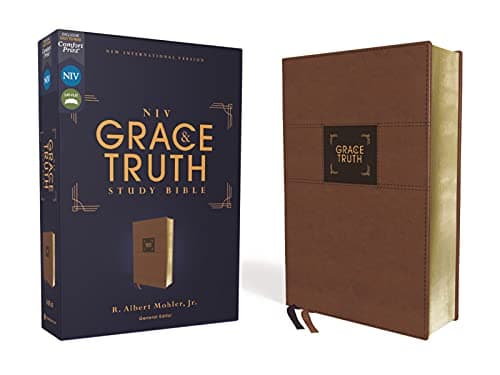 Cover of NIV Grace & Truth Study Bible (Brown Leathersoft)