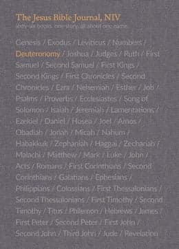 Cover of NIV, The Jesus Bible Journal: Deuteronomy