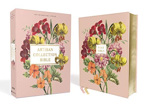 Cover of NIV Artisan Collection Bible (Blush Floral Leathersoft)