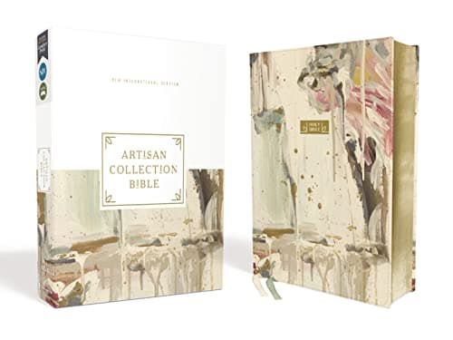 Cover of NIV, Artisan Collection Bible (Multi-Color Cream Leathersoft)
