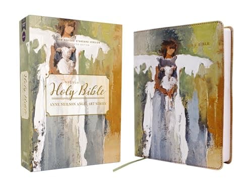 Cover of NRSVue, Holy Bible (Multi-Color Leathersoft, Anne Neilson Angel Art Series)