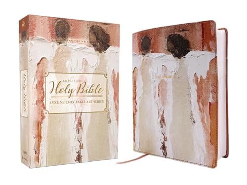 Cover of Amplified Holy Bible (Blush Leathersoft, Anne Neilson Angel Art Series)