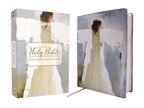 Cover of AMP, Amplified Holy Bible (Light Blue Leathersoft, Anne Neilson Angel Art Series)