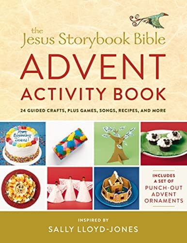 Cover of Advent Activity Book: 24 Guided Crafts, Plus Games, Songs, Recipes, and More (Jesus Storybook Bible)