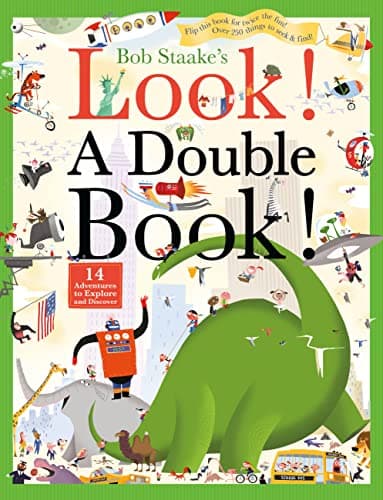 Cover of Look! A Double Book!: 14 Adventures to Explore and Discover (Look! A Book!)