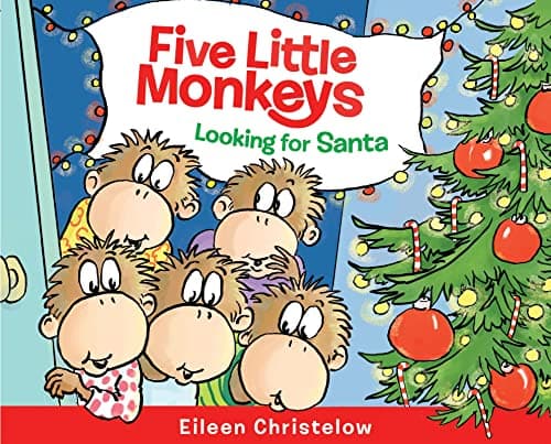 Cover of Five Little Monkeys Looking For Santa