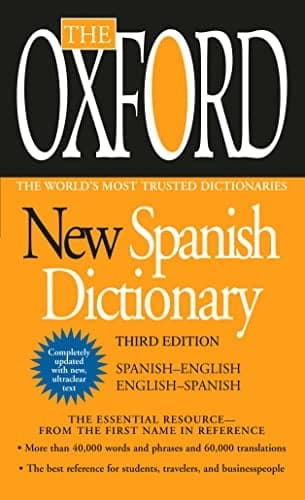 Cover of The Oxford New Spanish Dictionary (Third Edition)