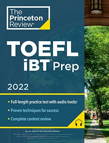 Cover of TOEFL iBT Prep 2022