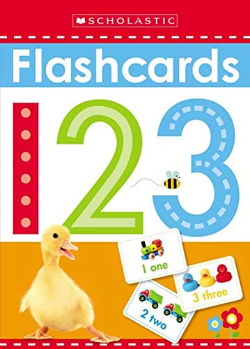 Cover of 123: Write and Wipe Flashcards (Scholastic Early Learners)