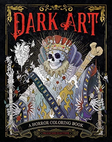Cover of Dark Art: A Horror Coloring Book