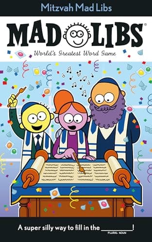 Cover of Mitzvah Mad Libs: World's Greatest Word Game About Bar/Bat Mitzvahs