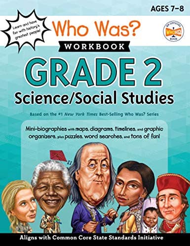 Cover of Who Was? Science/Social Studies Workbook (Grade 2, WhoHQ)