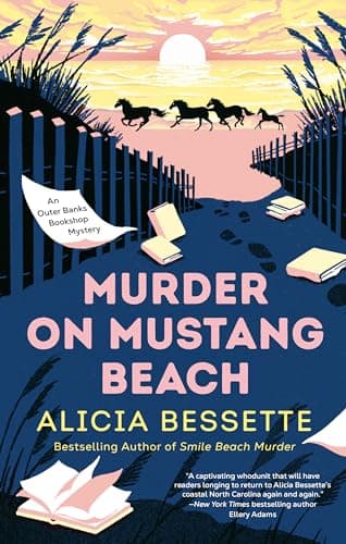 Cover of Murder on Mustang Beach (Outer Banks Bookshop Mystery, Bk. 2)