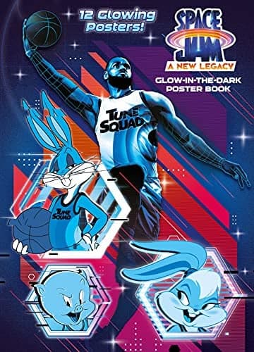 Cover of Space Jam: Glow-in-the-Dark Poster Book