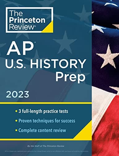 Cover of AP U.S. History Prep, 2023 (The Princeton Review)