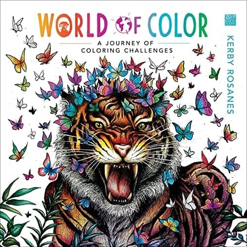 Cover of World of Color: A Journey of Coloring Challenges