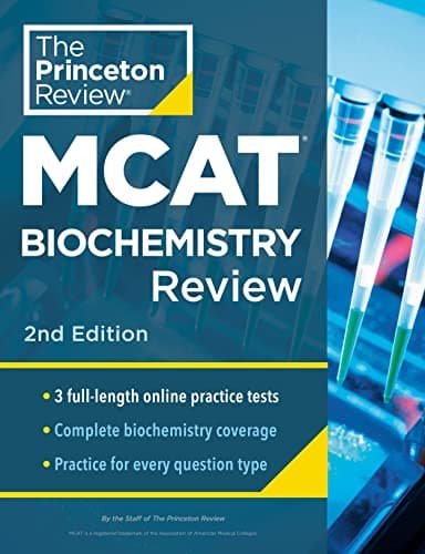 Cover of MCAT Biochemistry Review (The Princeton Review, 2nd Edition)