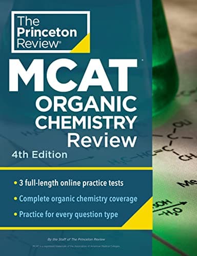 Cover of MCAT Organic Chemistry Review (The Princeton Review, 4th Edition)