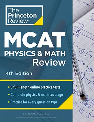 Cover of MCAT Psysics and Math Review (4th Edition)