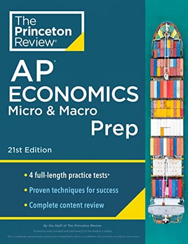 Cover of Princeton Review AP Economics Micro & Macro Prep, 21st Edition: 4 Practice Tests + Complete Content Review + Strategies & Techniques