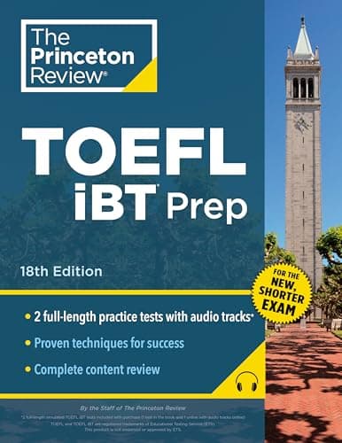 Cover of TOEFL iBT Prep (18th Edition)