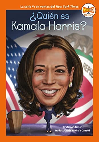 Cover of Quien es Kamala Harris (WhoHQ De Hoy)