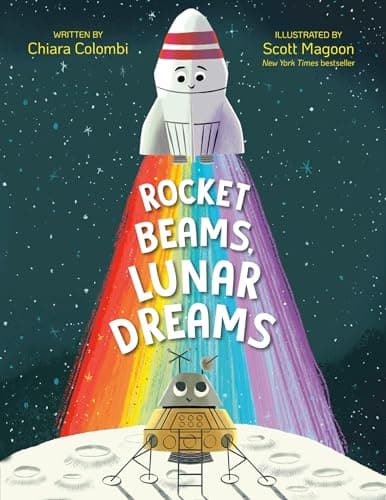 Cover of Rocket Beams, Lunar Dreams (The Rocket Ship)